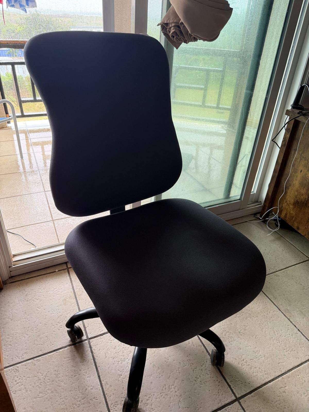 Office chair (black/gray fabric) photo